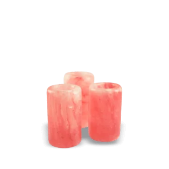 Himalayan pink salt shot glasses