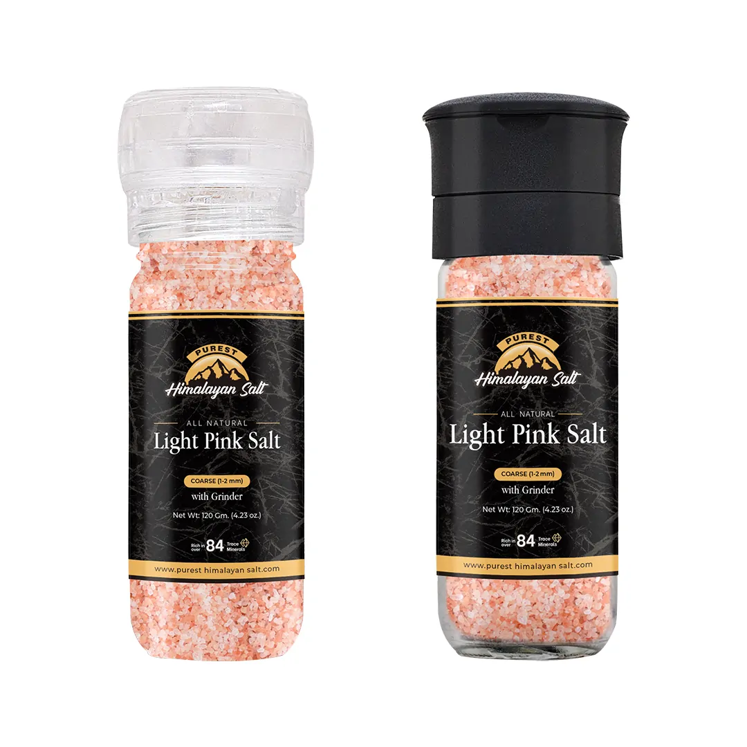 Straight Glass Grinder Himalayan Salt